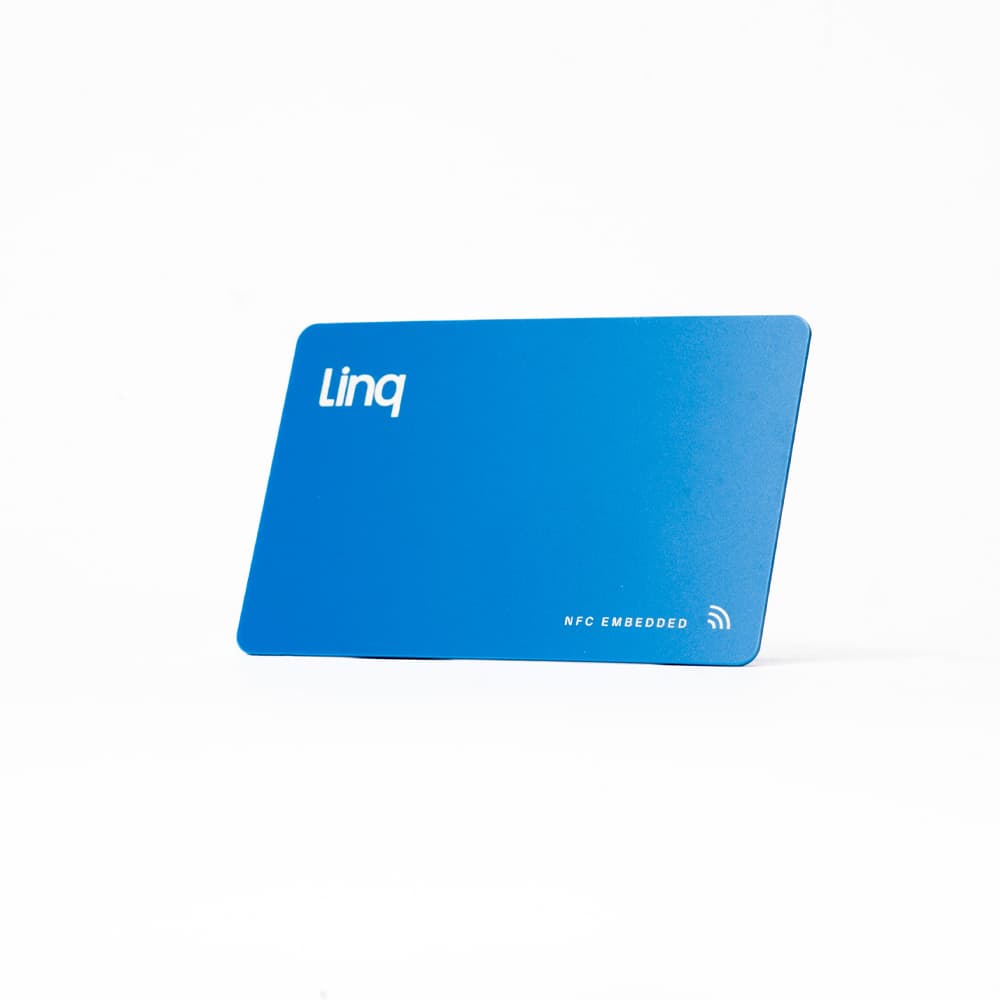 LinQ Card - Fully Custom in White | Digital Business Card